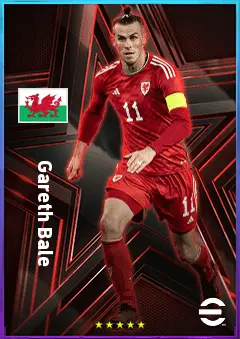 Gareth Bale eFootball 2026 player card, 80 OVR RWF
