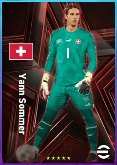 Yann Sommer eFootball 2026 player card, 84 OVR GK