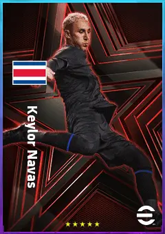 Keylor Navas eFootball 2026 player card, 85 OVR GK