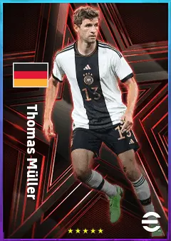 Thomas Müller eFootball 2026 player card, 84 OVR SS