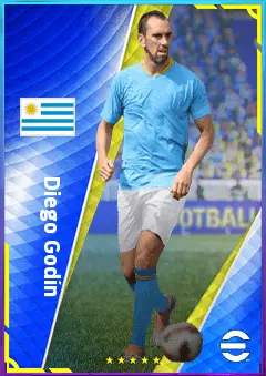 Diego Godín eFootball 2026 player card, 78 OVR CB