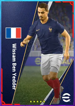 Wissam Ben Yedder eFootball 2026 player card, 82 OVR CF