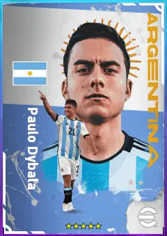 Paulo Dybala eFootball 2026 player card, 84 OVR SS