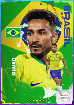 Danilo eFootball 2026 player card, 81 OVR RB