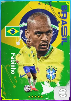 Fabinho eFootball 2026 player card, 84 OVR DMF