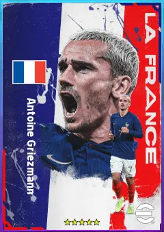 Antoine Griezmann eFootball 2026 player card, 83 OVR SS