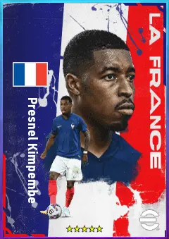 Presnel Kimpembe eFootball 2026 player card, 84 OVR CB