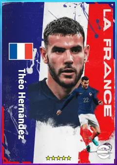 Théo Hernández eFootball 2026 player card, 84 OVR LB
