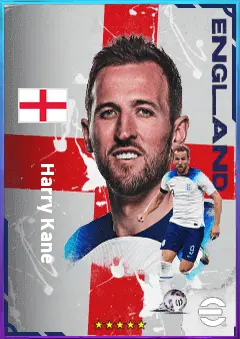 Harry Kane eFootball 2026 player card, 86 OVR CF
