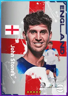 John Stones eFootball 2026 player card, 83 OVR CB