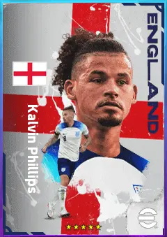 Kalvin Phillips eFootball 2026 player card, 82 OVR DMF
