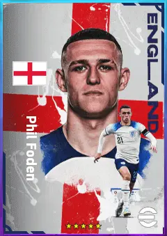 Phil Foden eFootball 2026 player card, 84 OVR LWF