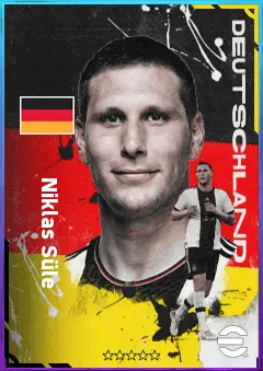 Niklas Süle eFootball 2026 player card, 83 OVR CB