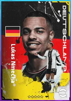 Lukas Nmecha eFootball 2026 player card, 79 OVR CF