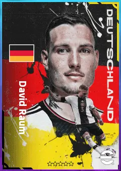 David Raum eFootball 2026 player card, 80 OVR LB