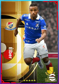 Élber eFootball 2026 player card, 77 OVR LWF