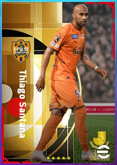 Thiago Santana eFootball 2026 player card, 77 OVR CF