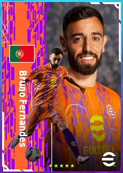 Bruno Fernandes eFootball 2026 player card, 84 OVR AMF