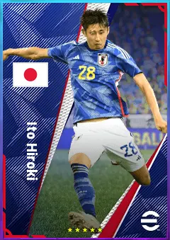 Ito Hiroki eFootball 2026 player card, 75 OVR CB