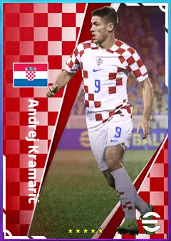 Andrej Kramarić eFootball 2026 player card, 81 OVR CF