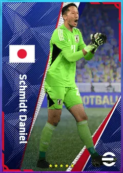 Schmidt Daniel eFootball 2026 player card, 74 OVR GK