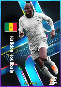 Kalidou Koulibaly eFootball 2026 player card, 84 OVR CB