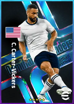C. Carter-Vickers eFootball 2026 player card, 78 OVR CB