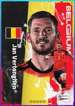 Jan Vertonghen eFootball 2026 player card, 81 OVR CB