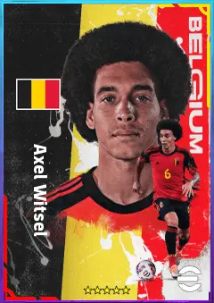 Axel Witsel eFootball 2026 player card, 82 OVR DMF