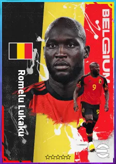 Romelu Lukaku eFootball 2026 player card, 84 OVR CF