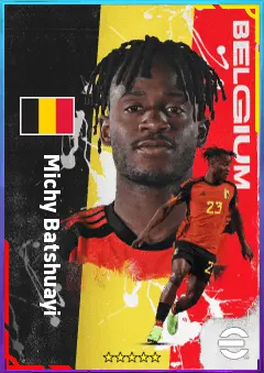 Michy Batshuayi eFootball 2026 player card, 79 OVR CF