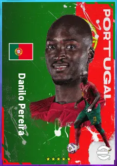 Danilo Pereira eFootball 2026 player card, 81 OVR DMF