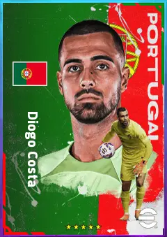 Diogo Costa eFootball 2026 player card, 81 OVR GK