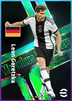 Leon Goretzka eFootball 2026 player card, 85 OVR CMF
