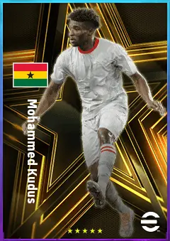 Mohammed Kudus eFootball 2026 player card, 79 OVR CF