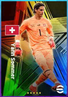 Yann Sommer eFootball 2026 player card, 84 OVR GK