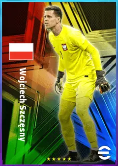 Wojciech Szczęsny eFootball 2026 player card, 82 OVR GK