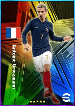 Antoine Griezmann eFootball 2026 player card, 84 OVR AMF
