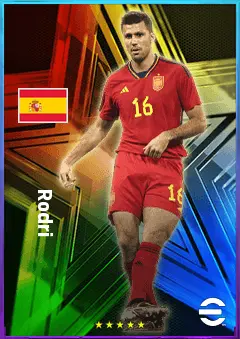 Rodri eFootball 2026 player card, 86 OVR CB