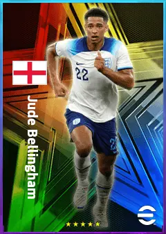 Jude Bellingham eFootball 2026 player card, 84 OVR CMF