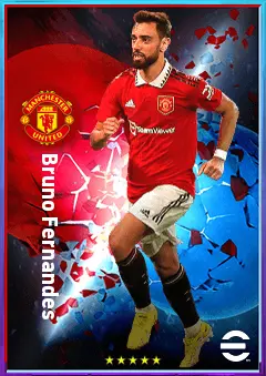 Bruno Fernandes eFootball 2026 player card, 84 OVR AMF