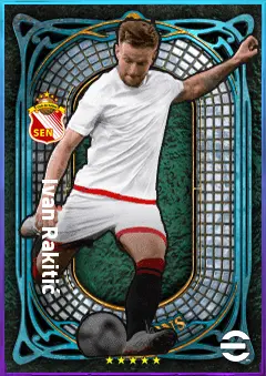 Ivan Rakitić eFootball 2026 player card, 82 OVR CMF
