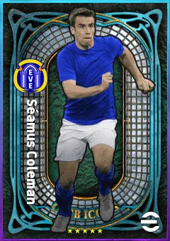 Séamus Coleman eFootball 2026 player card, 77 OVR RB