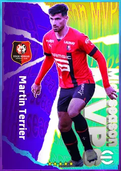 Martin Terrier eFootball 2026 player card, 80 OVR LWF