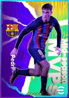 Pedri eFootball 2026 player card, 85 OVR CMF