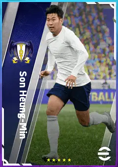 Son Heung-Min eFootball 2026 player card, 85 OVR LWF