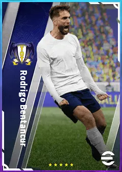 Rodrigo Bentancur eFootball 2026 player card, 82 OVR CMF