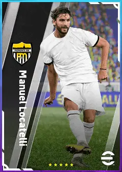 Manuel Locatelli eFootball 2026 player card, 83 OVR DMF