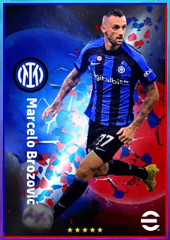 Marcelo Brozović eFootball 2026 player card, 84 OVR DMF