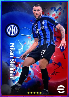 Milan Škriniar eFootball 2026 player card, 85 OVR CB